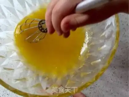 Make Sesame peaches step 3