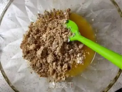 Make Sesame peaches step 4