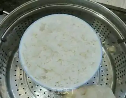 Make Steam rice step 3