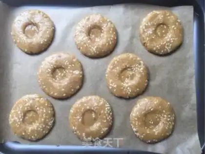 Make Sesame peaches step 12