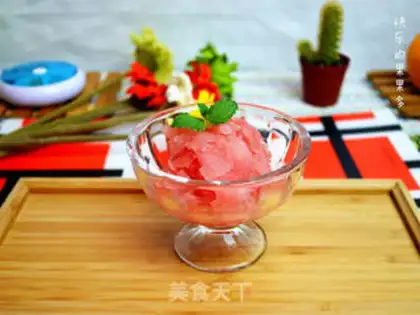 Make Watermelon honey popsicles step 10