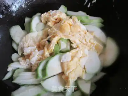 Make Smelt fried eggs step 4