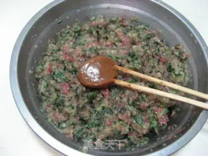Make Cucumber beef dumplings step 9