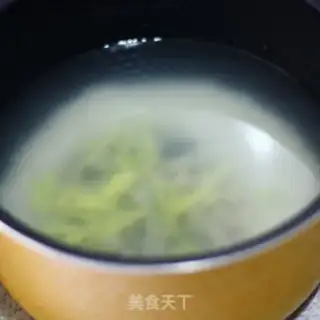 Make Dry shrimp congee step 3