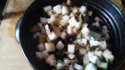 Make Sugar melon tea step 1