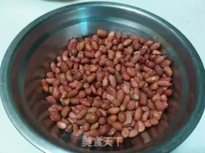 Make Salted peanut rice step 0