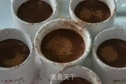 Make Tiramisu the Bean Flower step 9