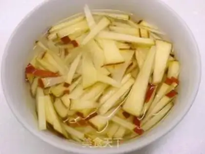 Make Pickle apples step 1