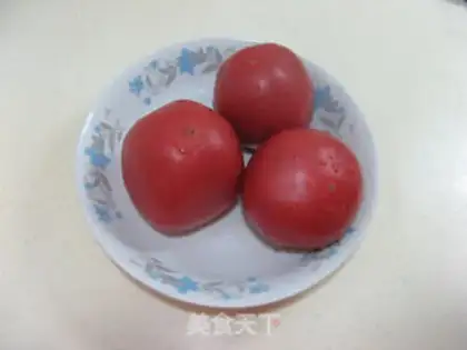 Make Tomato egg hot noodles step 1