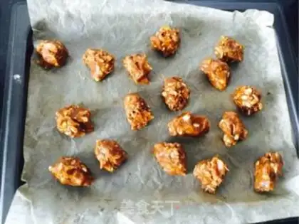 Make Red sugar oatmeal cookies step 6