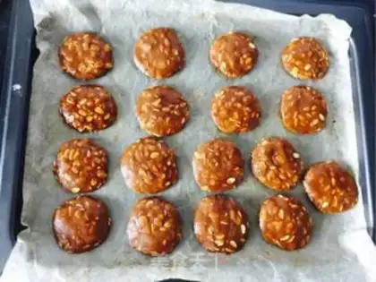 Make Red sugar oatmeal cookies step 8