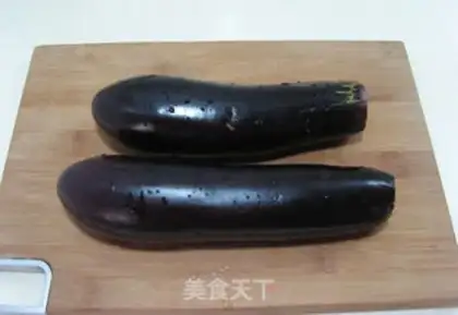 Make The cold hand tore the eggplant step 0