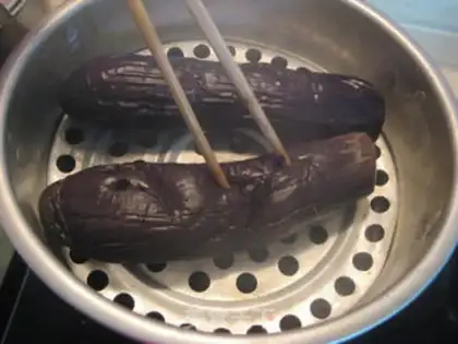Make The cold hand tore the eggplant step 2
