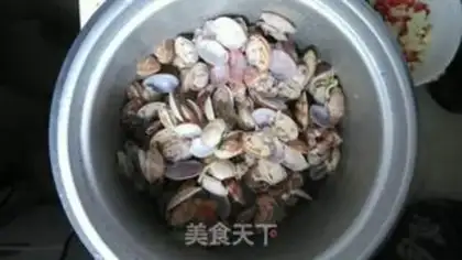 Make Fry clams step 1
