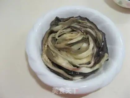 Make The cold hand tore the eggplant step 5