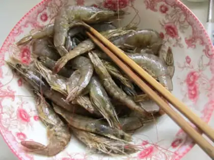 Make Eggplant shrimp step 0