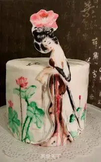 Make Hand-painted sugar cake step 9