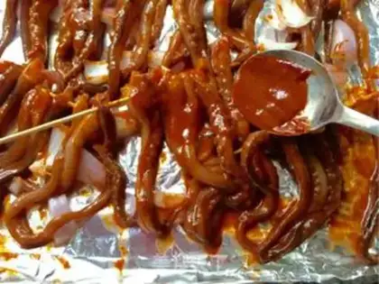 Make Korean spicy squid shaving step 5