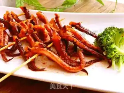 Make Korean spicy squid shaving step 7