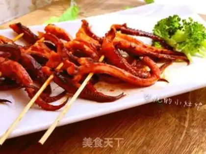 Make Korean spicy squid shaving step 8