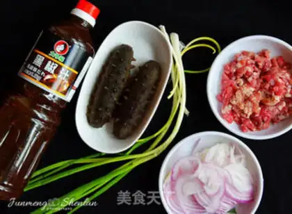 Make Black pepper sea cucumber step 0