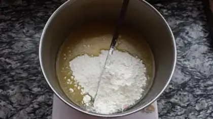 Make Sesame waffles step 2