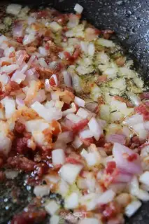 Make Bacon pasta step 3