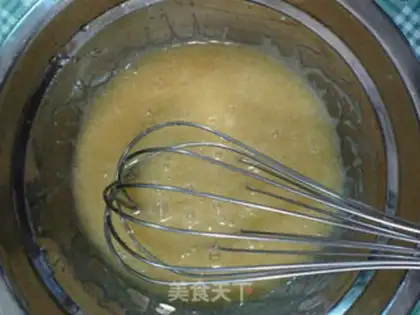 Make Almond peaches step 1
