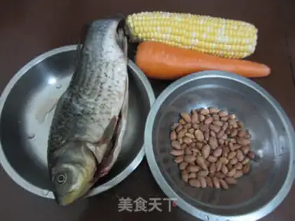 Make Carrot cornfish soup step 0