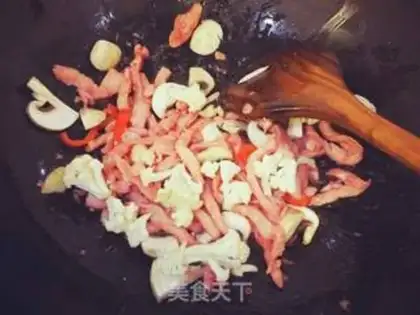 Make Black pepper willow pasta step 6