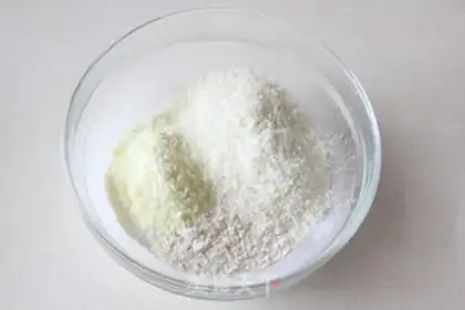 Make Coconut strawberry waffles step 1