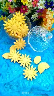 Make Flower butter cookies step 22
