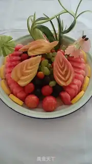 Make The fruit plate step 8