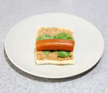 Make Peanut butter toast step 4