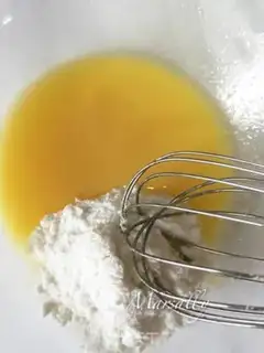 Make Peachcakes without butter step 2