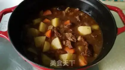 Make Beef stew potatoes step 10