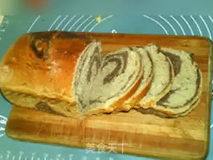 Make Marble, black and wheat toast step 24