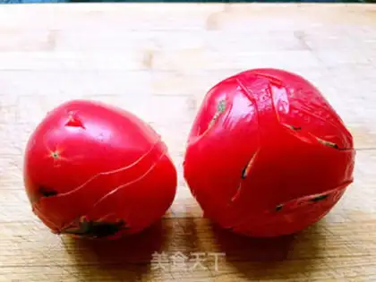 Make Tomato fried eggs step 3