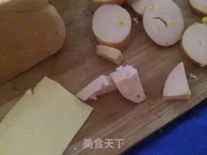 Make The thick cheese and corn breadbox step 2