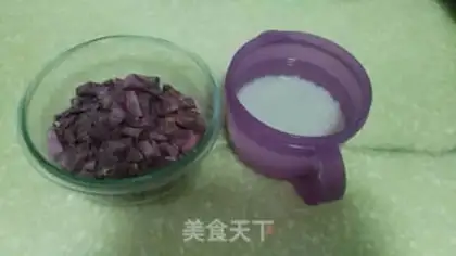 Make Milk and potatoes step 1