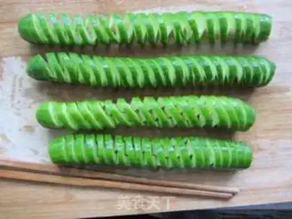Make A mustard cucumber step 7