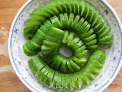 Make A mustard cucumber step 8