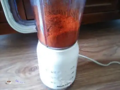 Make Secret spicy oil pouring spicy step 1