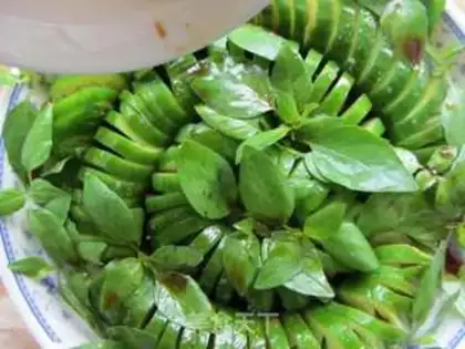 Make A mustard cucumber step 13