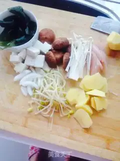 Make Chicken-fruit soup step 0