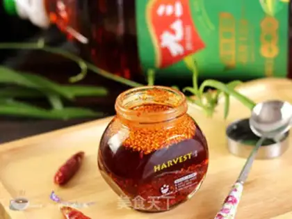 Make Secret spicy oil pouring spicy step 10