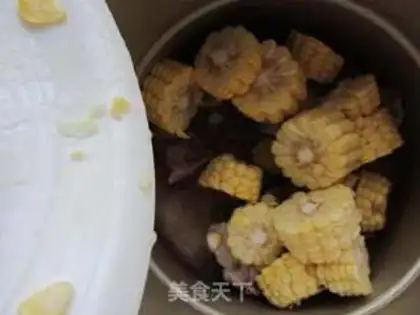 Make Corn boiled ribs step 7