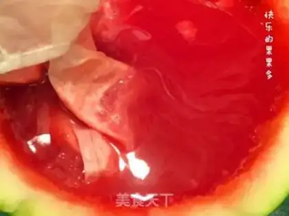 Make Watermelon jelly step 5