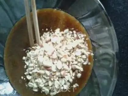 Make Pink peanut cookies step 1