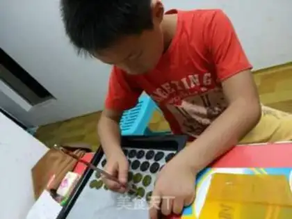 Make Color button cookies step 21
